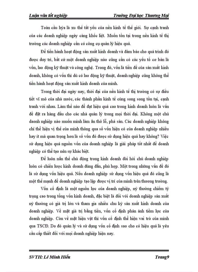 image for page Hiệu quả sử dụng vốn cố định tại công ty cổ phần cơ khí Đỗ Kha