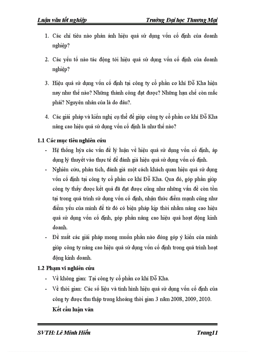 image for page Hiệu quả sử dụng vốn cố định tại công ty cổ phần cơ khí Đỗ Kha