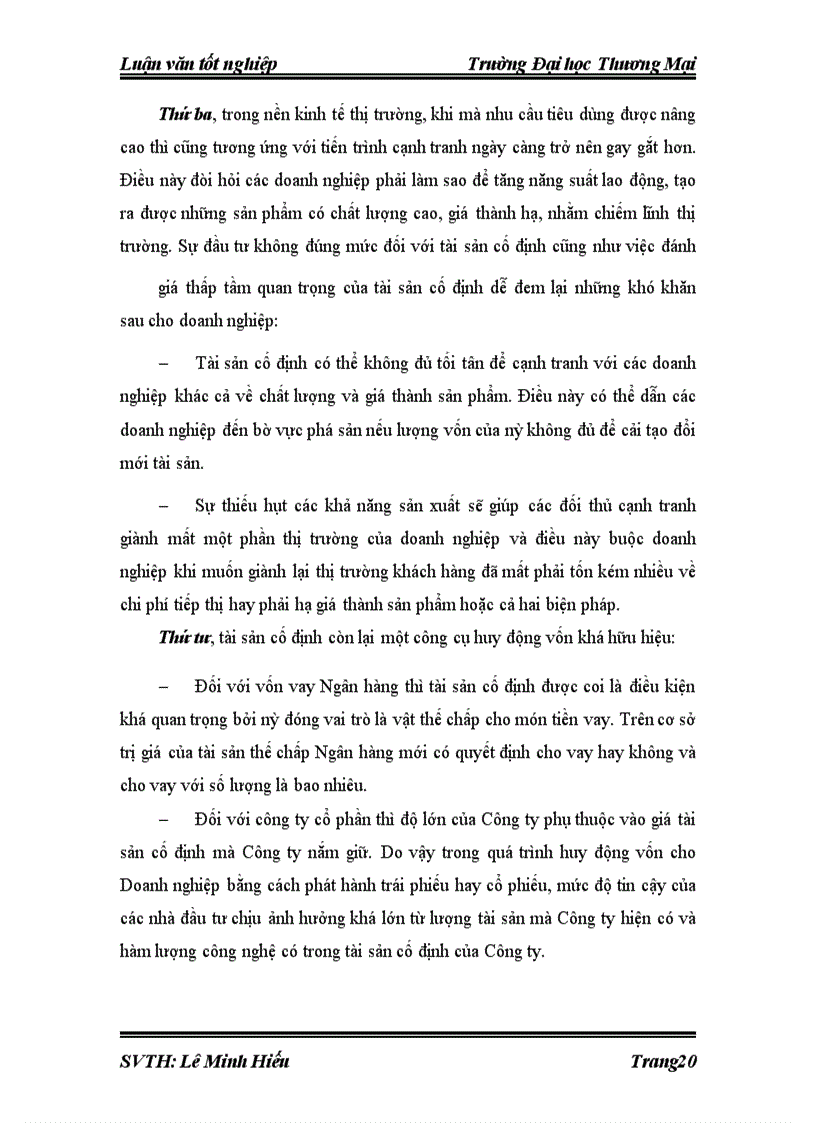 image for page Hiệu quả sử dụng vốn cố định tại công ty cổ phần cơ khí Đỗ Kha