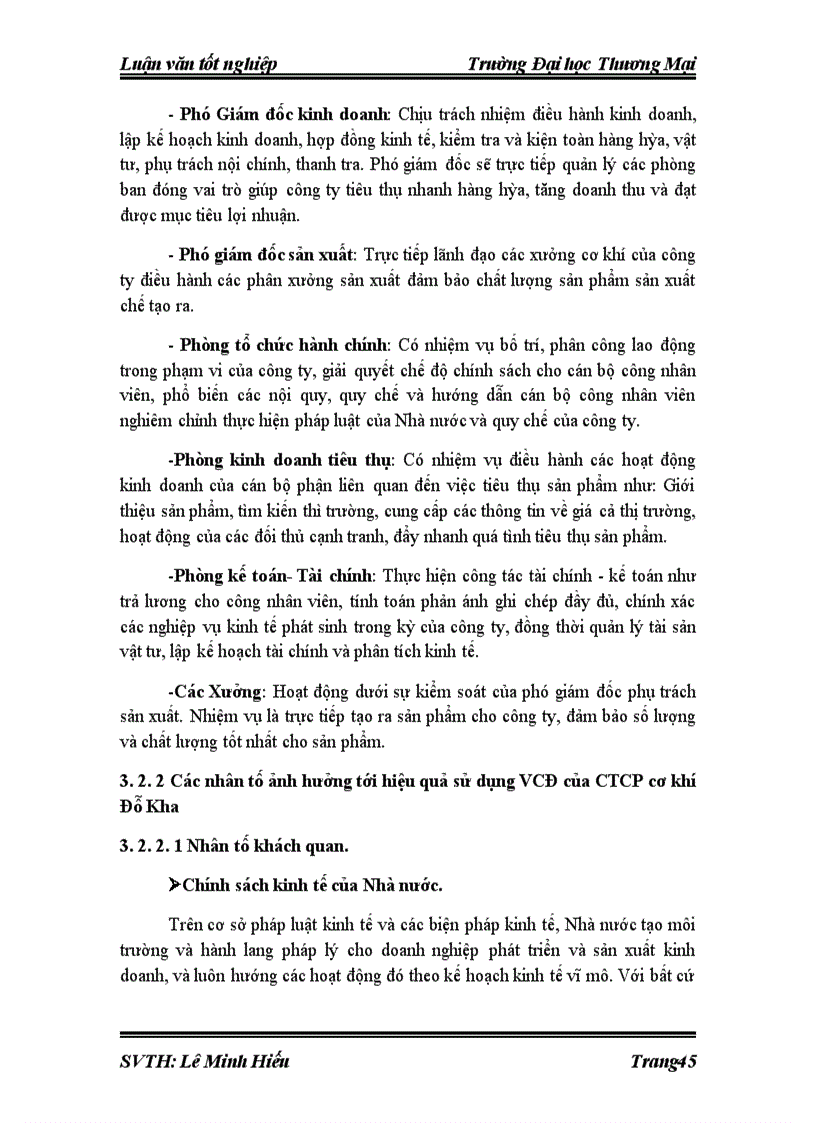 image for page Hiệu quả sử dụng vốn cố định tại công ty cổ phần cơ khí Đỗ Kha