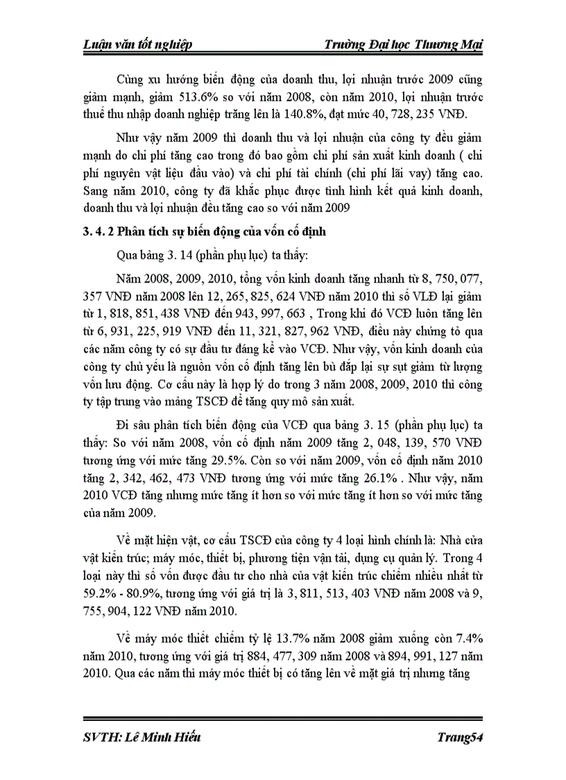 image for page Hiệu quả sử dụng vốn cố định tại công ty cổ phần cơ khí Đỗ Kha