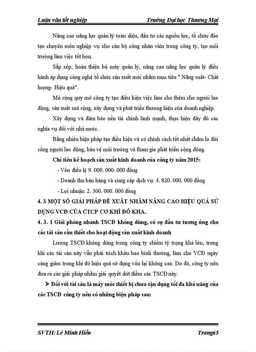 image for page Hiệu quả sử dụng vốn cố định tại công ty cổ phần cơ khí Đỗ Kha