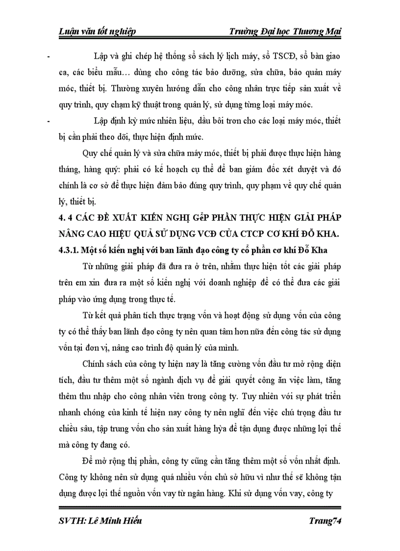 image for page Hiệu quả sử dụng vốn cố định tại công ty cổ phần cơ khí Đỗ Kha