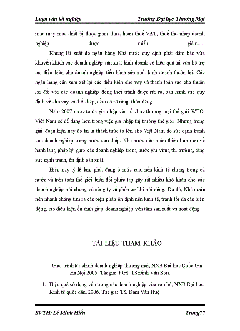 image for page Hiệu quả sử dụng vốn cố định tại công ty cổ phần cơ khí Đỗ Kha