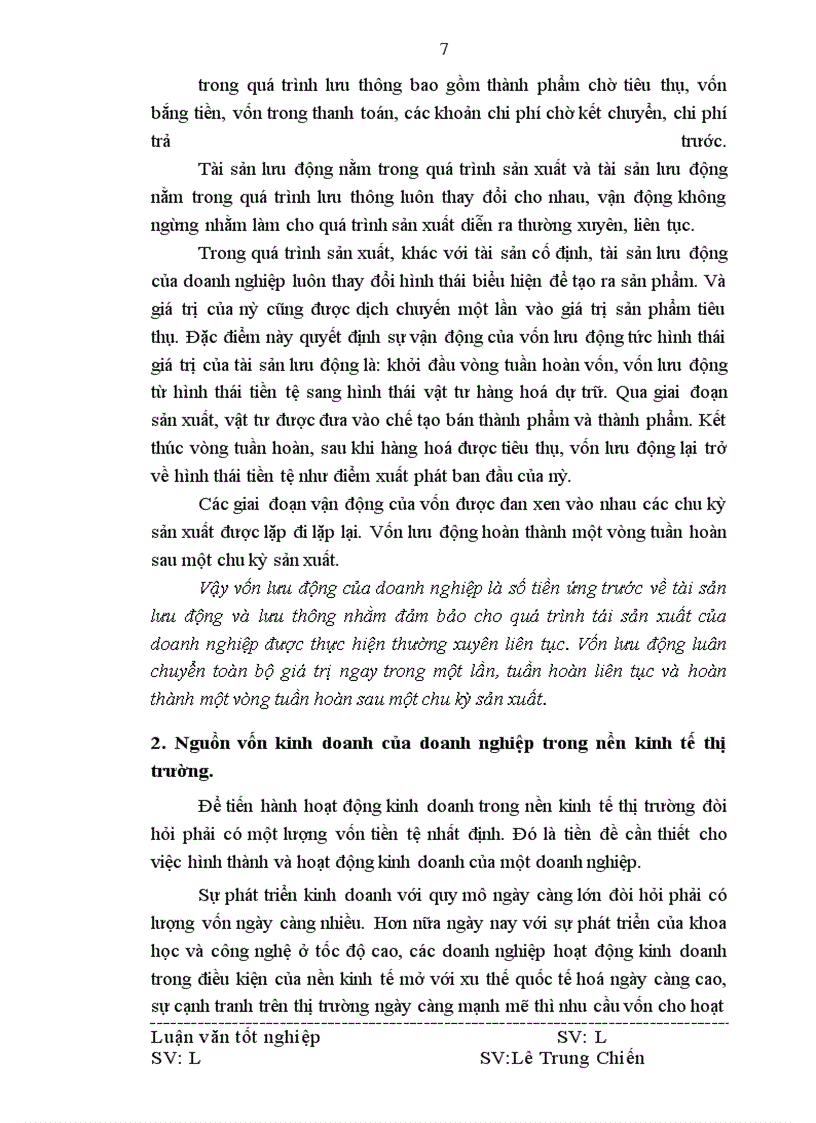 image for page Vốn kinh doanh và các biện pháp nâng cao hiệu quả tổ chức và sử dụng vốn kinh doanh ở Công ty cổ phần xây dựng thuỷ lợi 3 Nghệ An