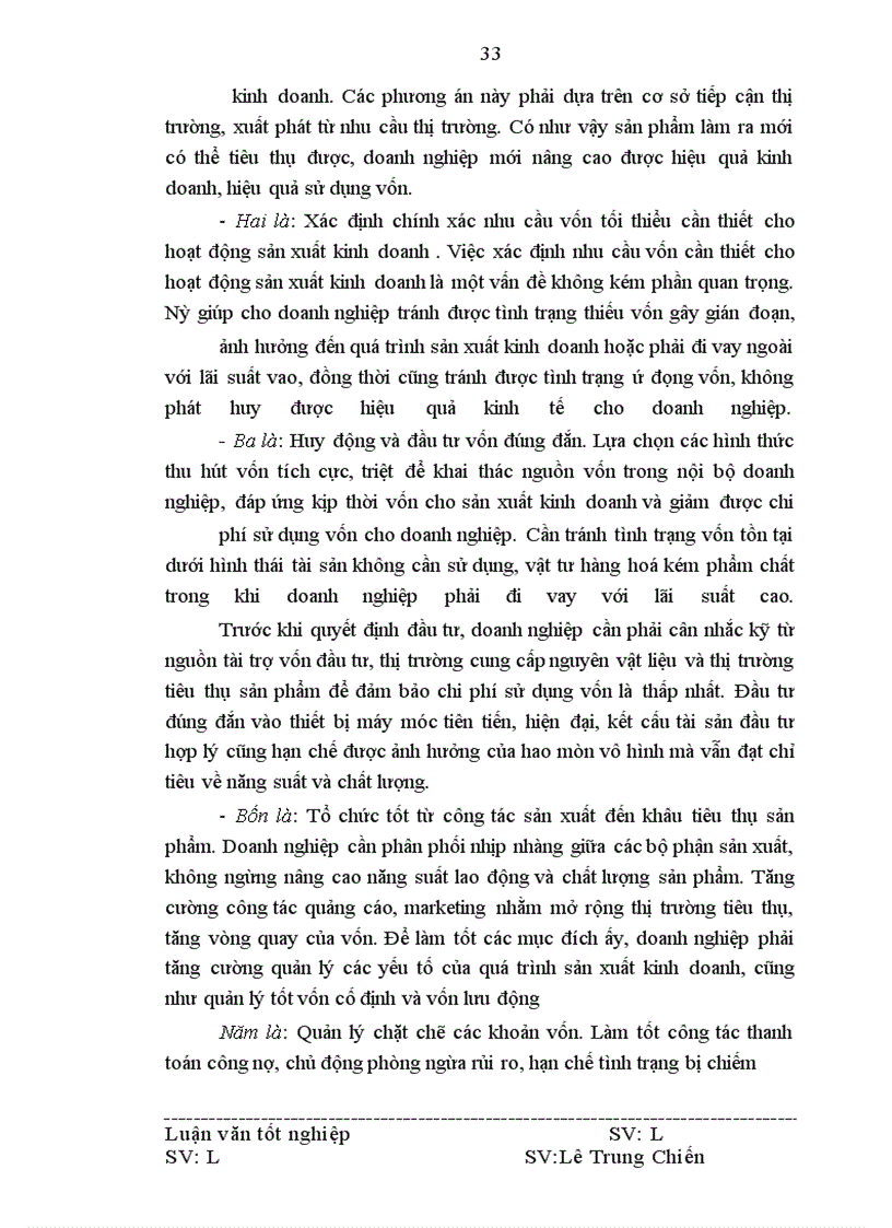image for page Vốn kinh doanh và các biện pháp nâng cao hiệu quả tổ chức và sử dụng vốn kinh doanh ở Công ty cổ phần xây dựng thuỷ lợi 3 Nghệ An