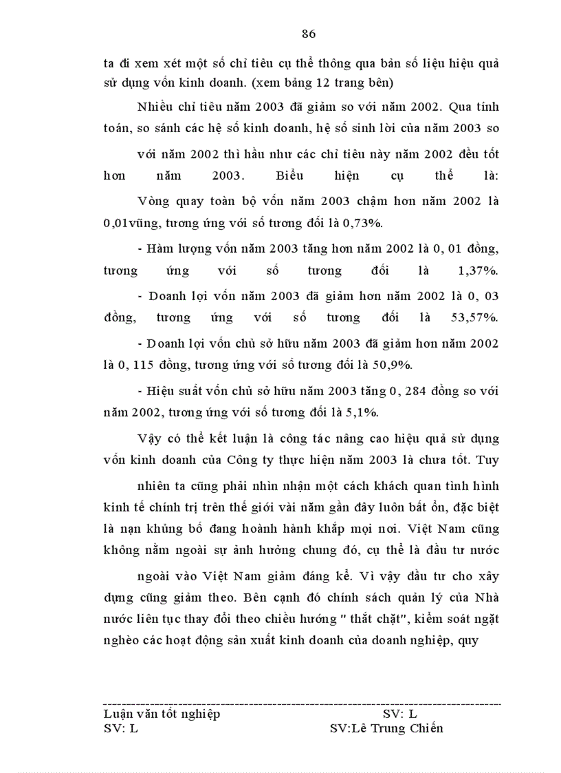 image for page Vốn kinh doanh và các biện pháp nâng cao hiệu quả tổ chức và sử dụng vốn kinh doanh ở Công ty cổ phần xây dựng thuỷ lợi 3 Nghệ An