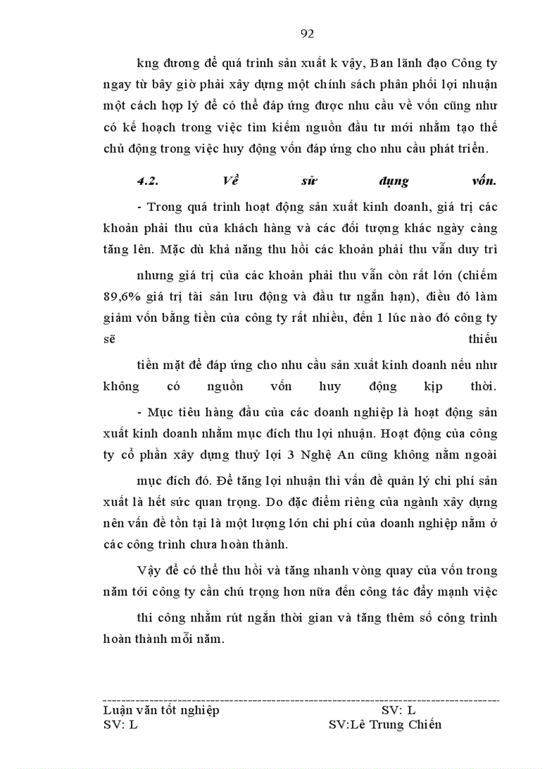 image for page Vốn kinh doanh và các biện pháp nâng cao hiệu quả tổ chức và sử dụng vốn kinh doanh ở Công ty cổ phần xây dựng thuỷ lợi 3 Nghệ An