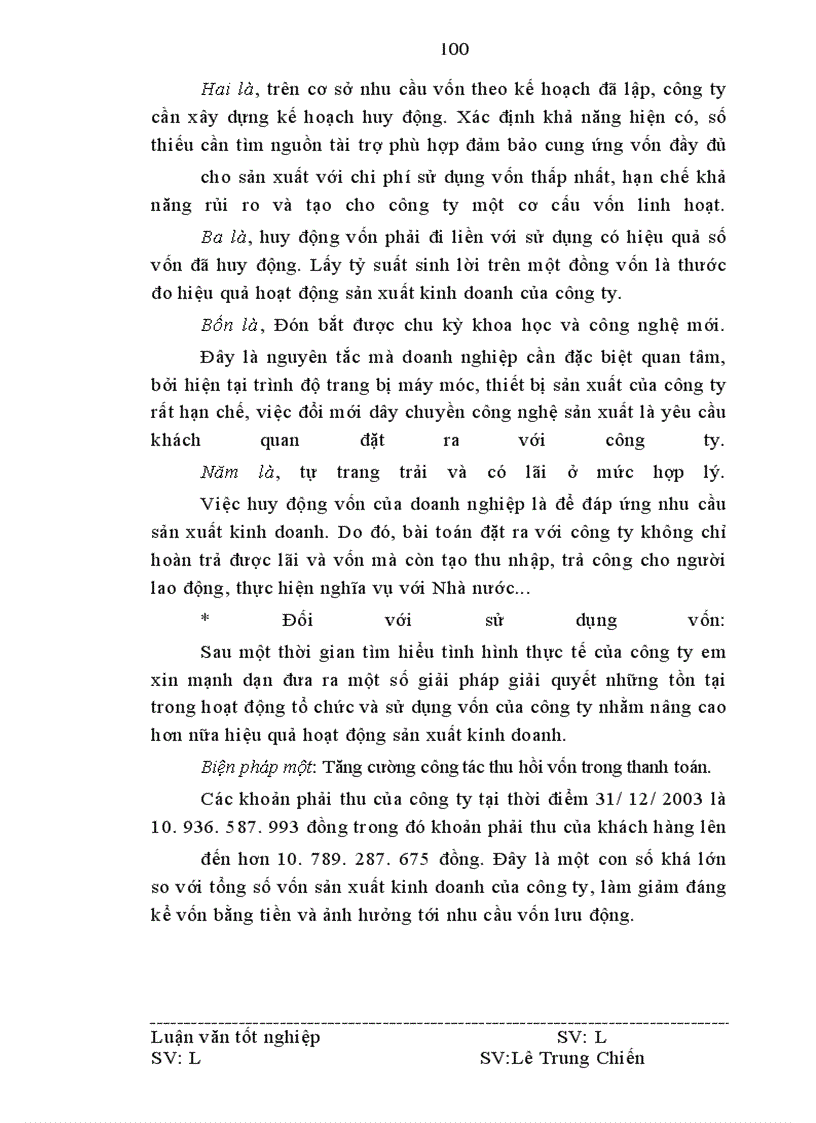 image for page Vốn kinh doanh và các biện pháp nâng cao hiệu quả tổ chức và sử dụng vốn kinh doanh ở Công ty cổ phần xây dựng thuỷ lợi 3 Nghệ An