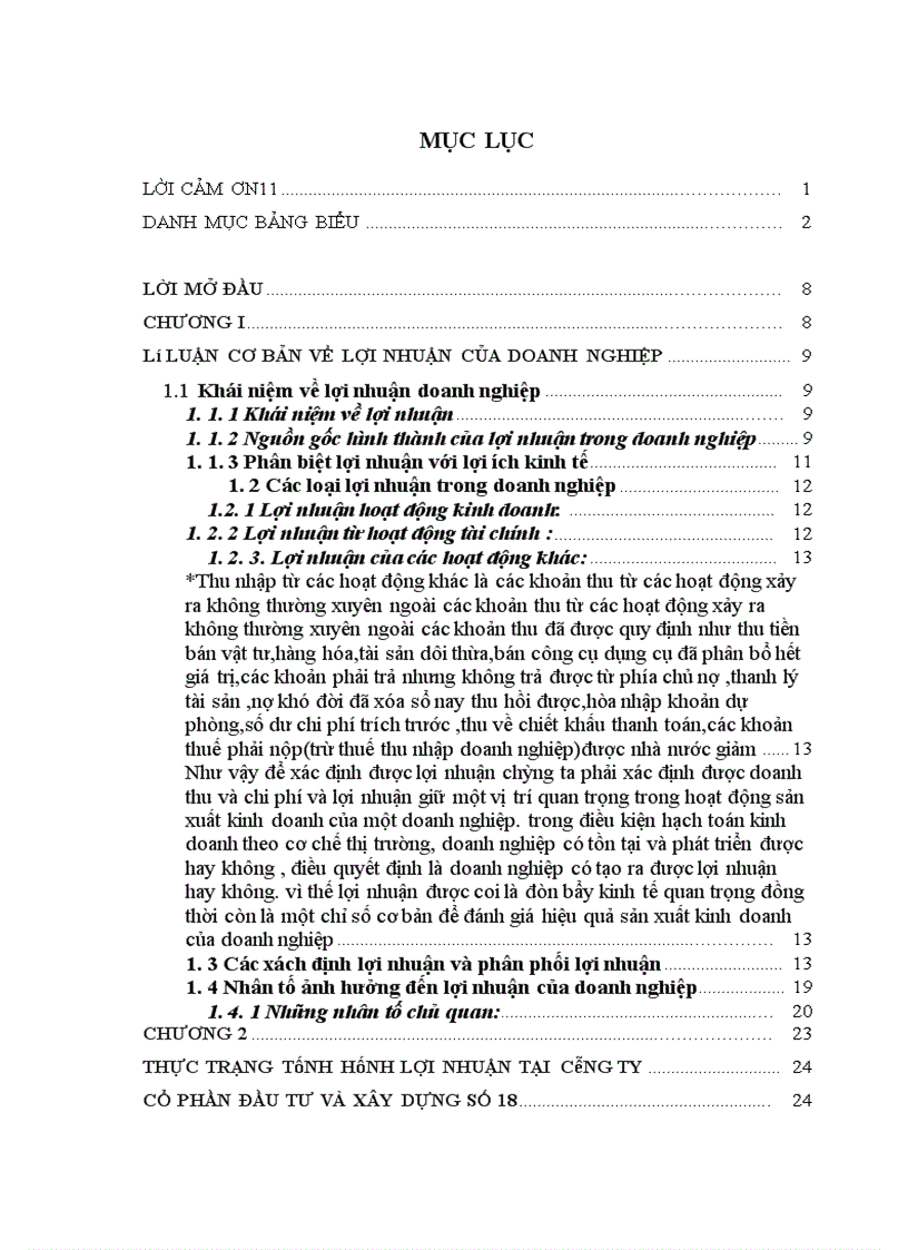 image for page Giải pháp tăng lợi nhuận tại công ty cổ phần đầu tư và xây dựng số 18