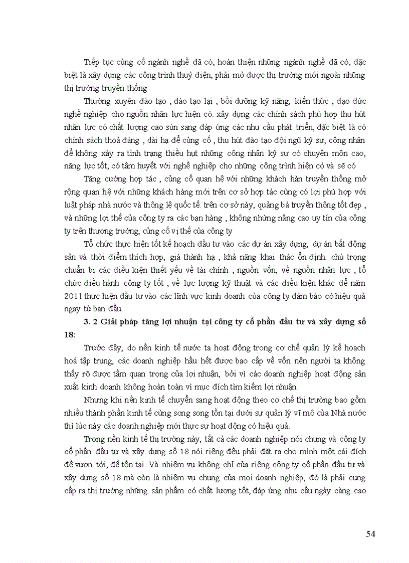 image for page Giải pháp tăng lợi nhuận tại công ty cổ phần đầu tư và xây dựng số 18