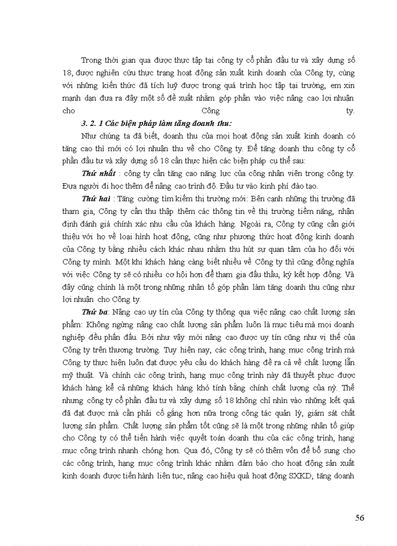 image for page Giải pháp tăng lợi nhuận tại công ty cổ phần đầu tư và xây dựng số 18