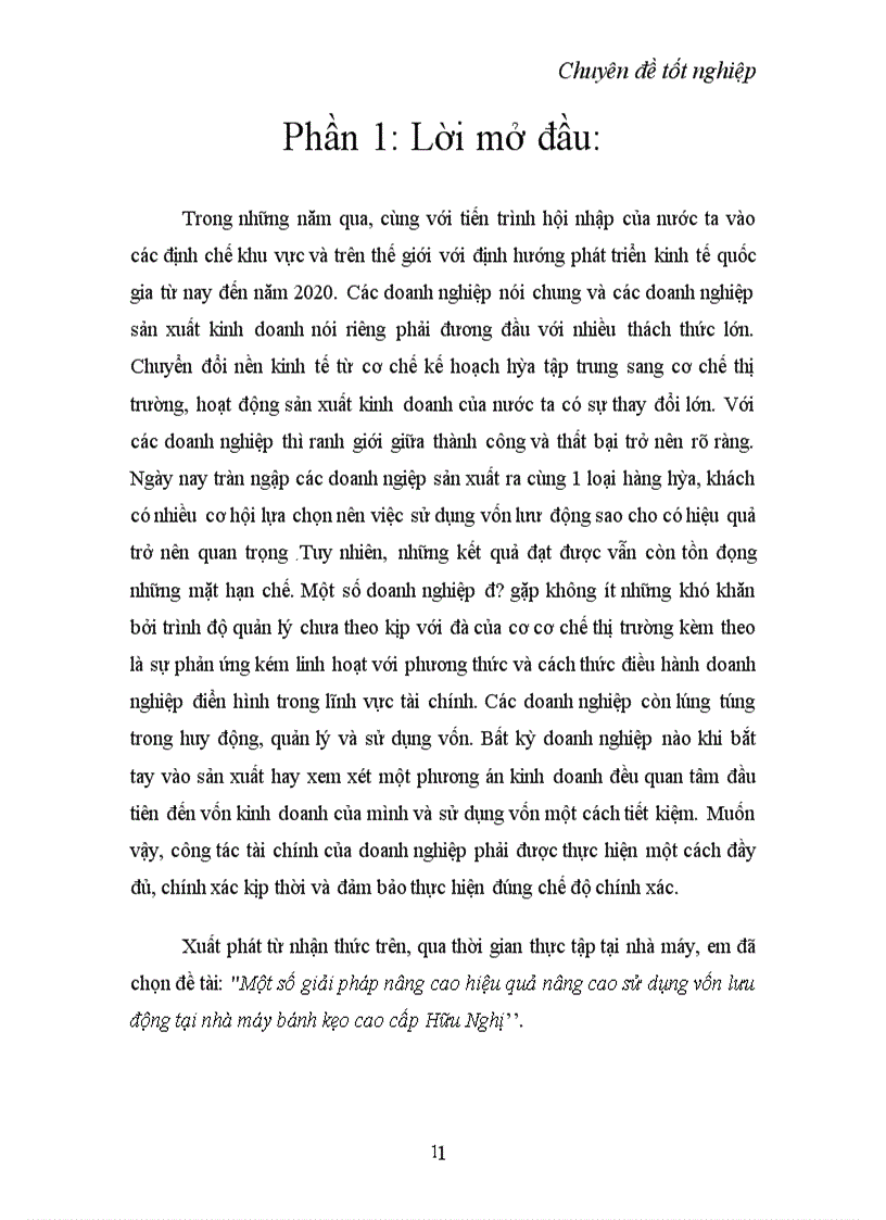 image for page Một số giải pháp nâng cao hiệu quả nâng cao sử dụng vốn lưu động tại nhà máy bánh kẹo cao cấp Hữu Nghị