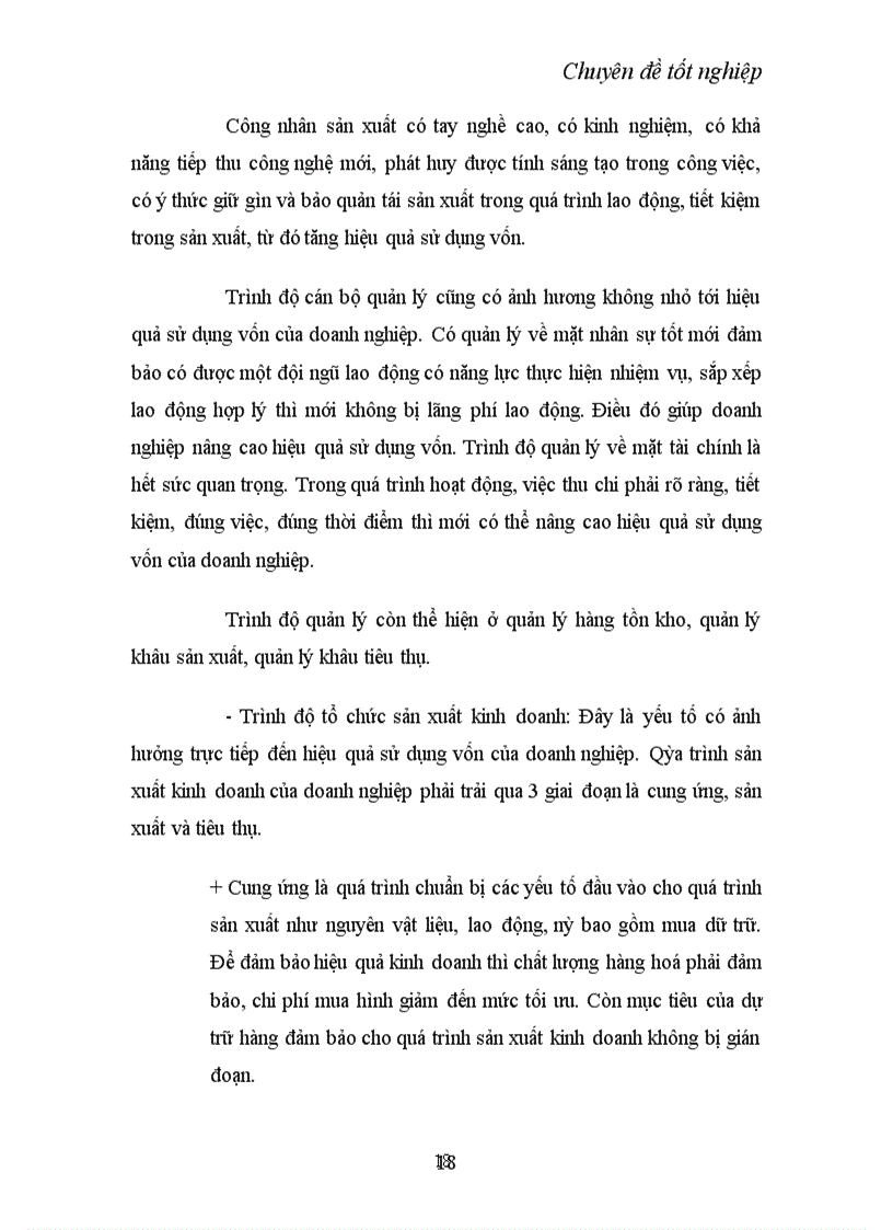 image for page Một số giải pháp nâng cao hiệu quả nâng cao sử dụng vốn lưu động tại nhà máy bánh kẹo cao cấp Hữu Nghị