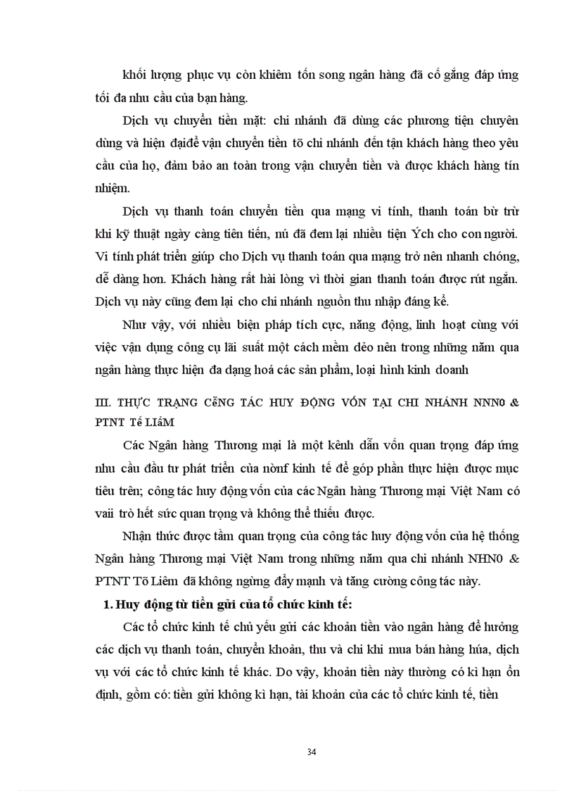 image for page Các giải pháp nâng cao hiệu quả công tác huy động vốn tại Ngân hàng Nông nghiệp và Phát triển Nông thôn Từ Liêm