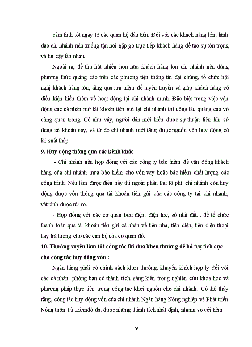 image for page Các giải pháp nâng cao hiệu quả công tác huy động vốn tại Ngân hàng Nông nghiệp và Phát triển Nông thôn Từ Liêm