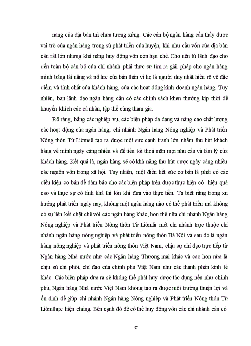 image for page Các giải pháp nâng cao hiệu quả công tác huy động vốn tại Ngân hàng Nông nghiệp và Phát triển Nông thôn Từ Liêm