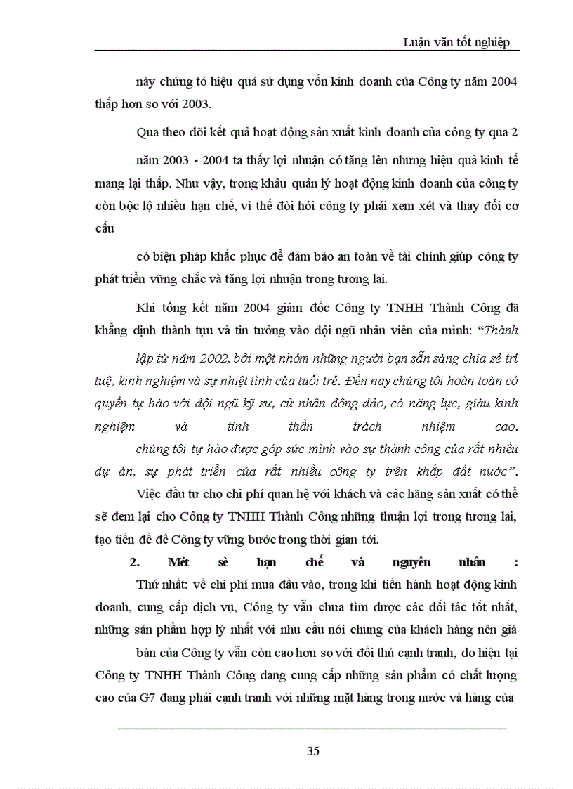 image for page Lợi nhuận và một số giải pháp chủ yếu tăng lợi nhuận tại Công ty TNHH Thành Công