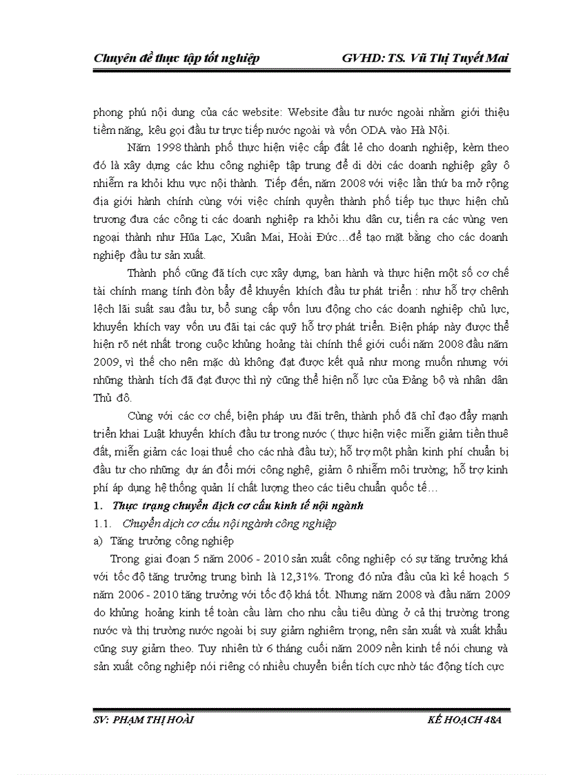 image for page Giải pháp thực hiện mục tiêu chuyển dịch cơ cấu ngành kinh tế của thành phố Hà Nội thời kì 2011-2015 theo hướng CNH-HĐH
