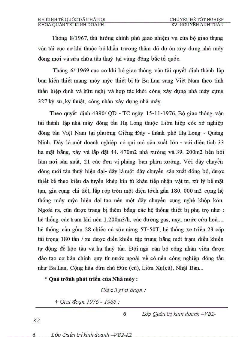 image for page Phân tích tính hiệu quả sử dụng vốn và biện pháp nâng cao hiệu quả sử dụng vốn của Nhà máy đóng tầu Hạ Long