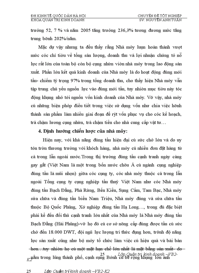 image for page Phân tích tính hiệu quả sử dụng vốn và biện pháp nâng cao hiệu quả sử dụng vốn của Nhà máy đóng tầu Hạ Long