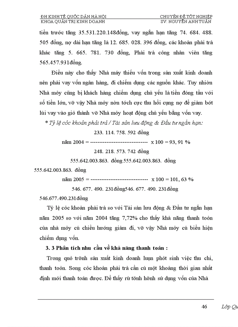 image for page Phân tích tính hiệu quả sử dụng vốn và biện pháp nâng cao hiệu quả sử dụng vốn của Nhà máy đóng tầu Hạ Long