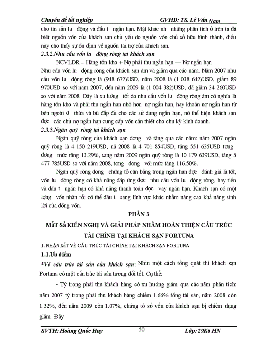 image for page Phân tích cấu trúc tài chính tại khách sạn Fortuna