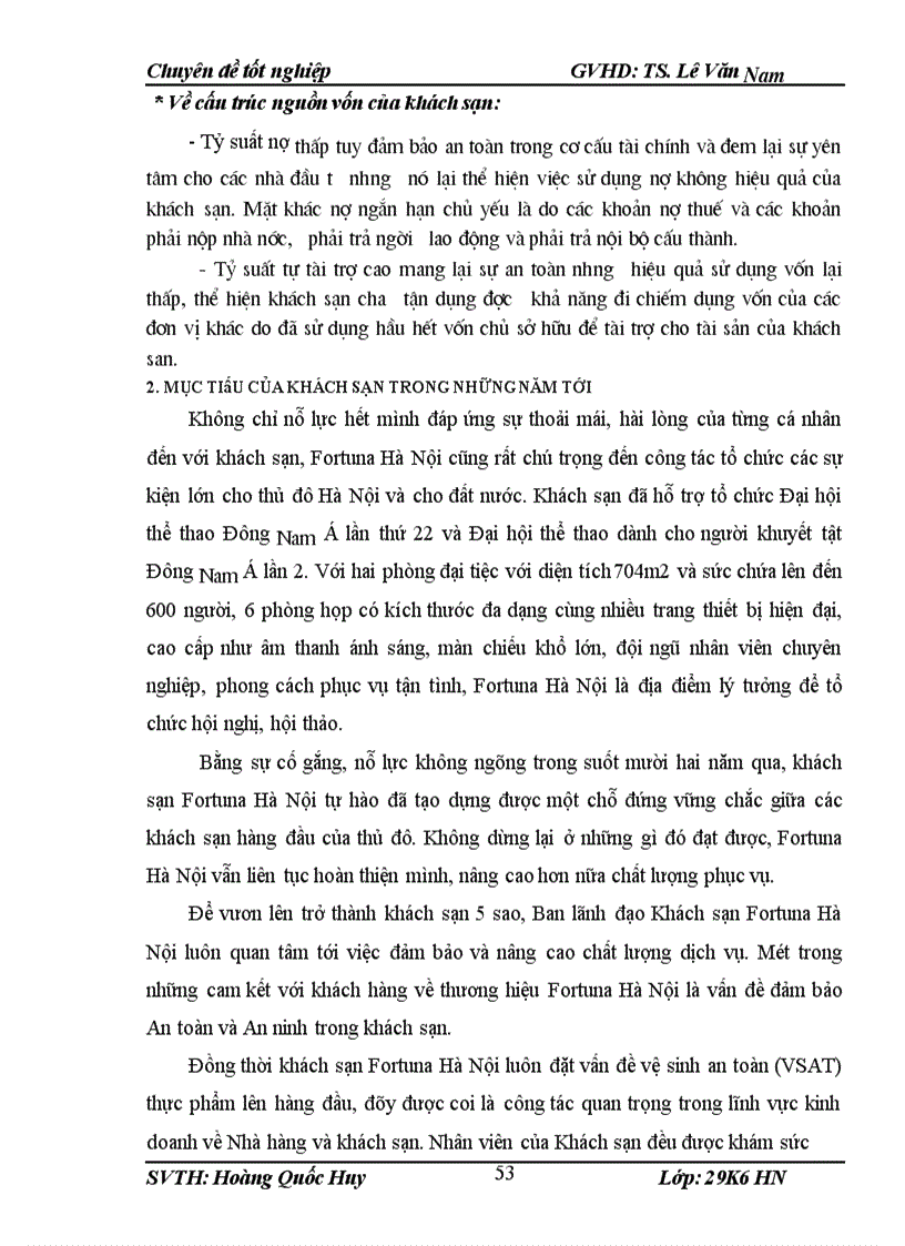 image for page Phân tích cấu trúc tài chính tại khách sạn Fortuna