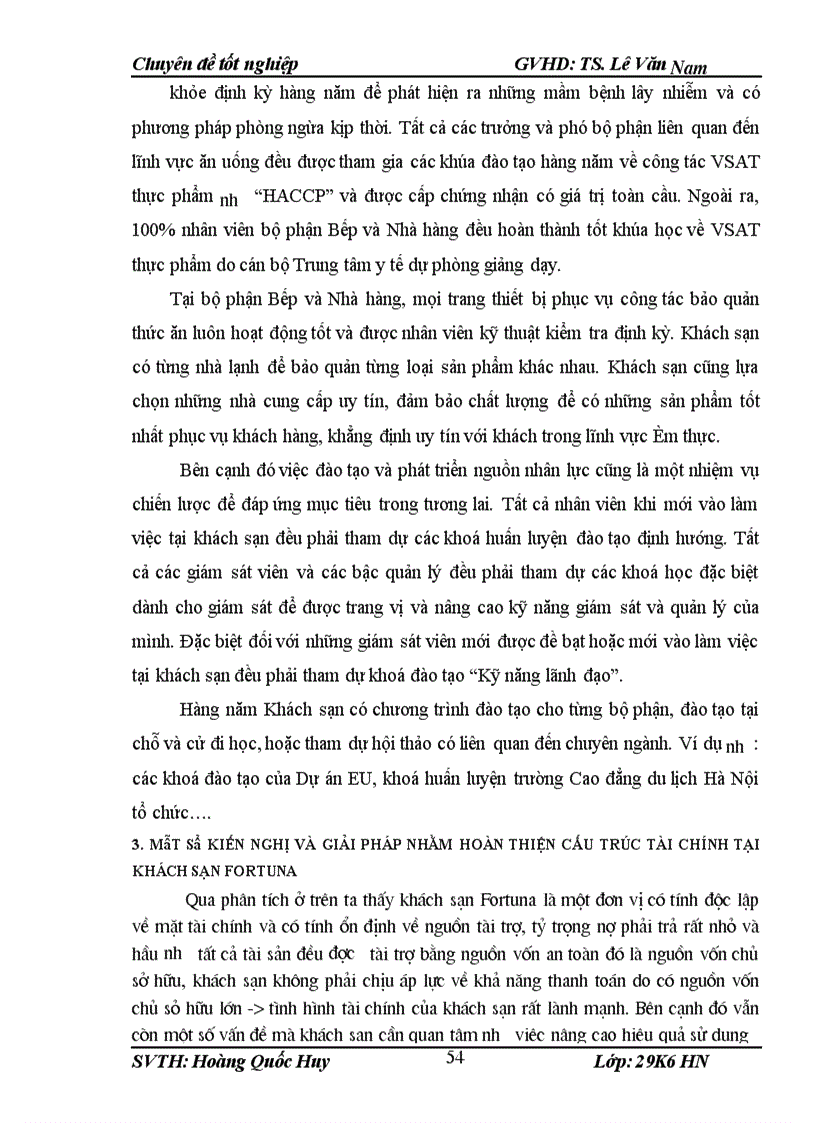 image for page Phân tích cấu trúc tài chính tại khách sạn Fortuna