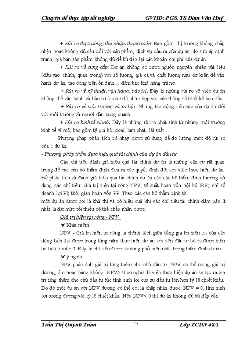 image for page Nâng cao chất lượng thẩm định tài chính dự án trong cho vay tại Ngân hàng TMCP Kỹ thương Việt Nam Chi nhánh Hà Nội