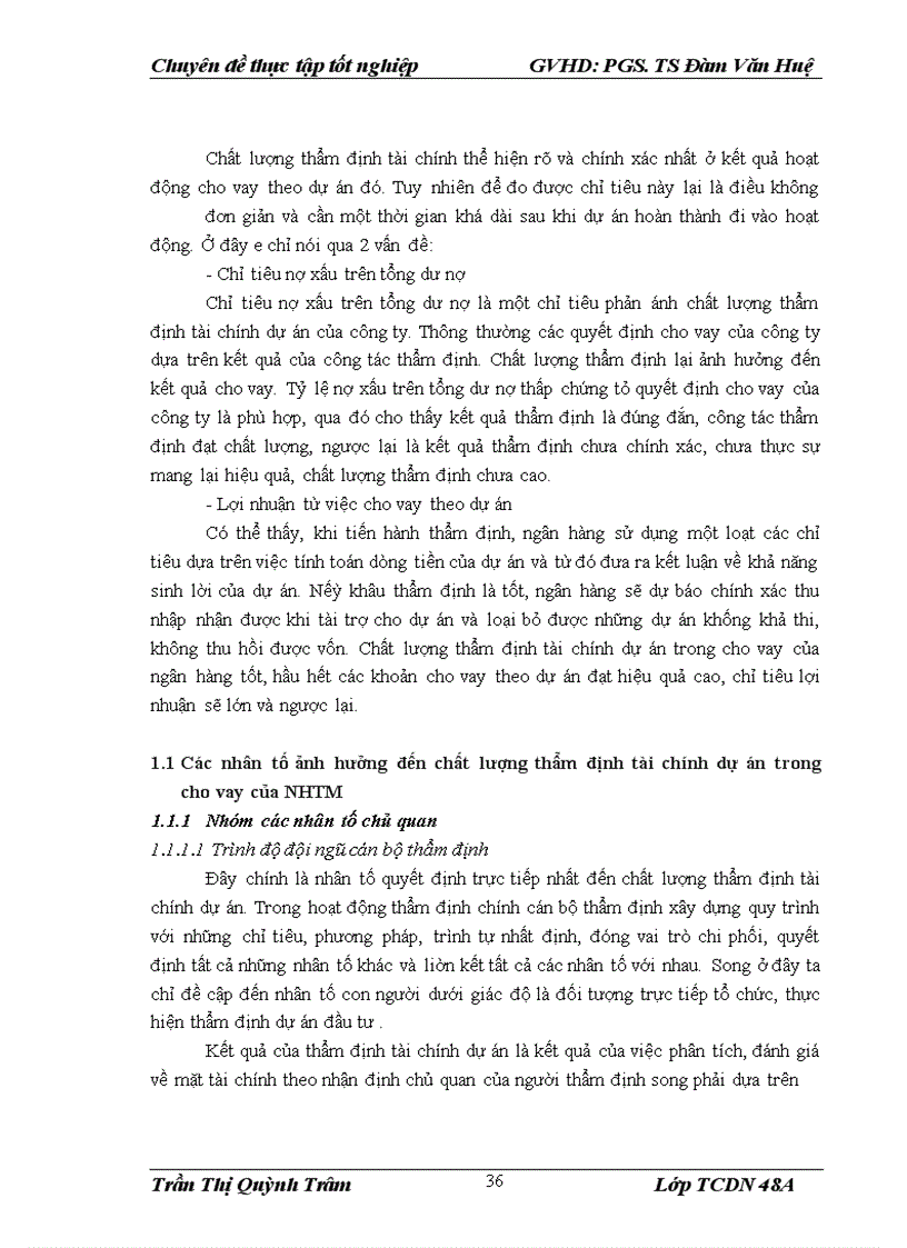 image for page Nâng cao chất lượng thẩm định tài chính dự án trong cho vay tại Ngân hàng TMCP Kỹ thương Việt Nam Chi nhánh Hà Nội