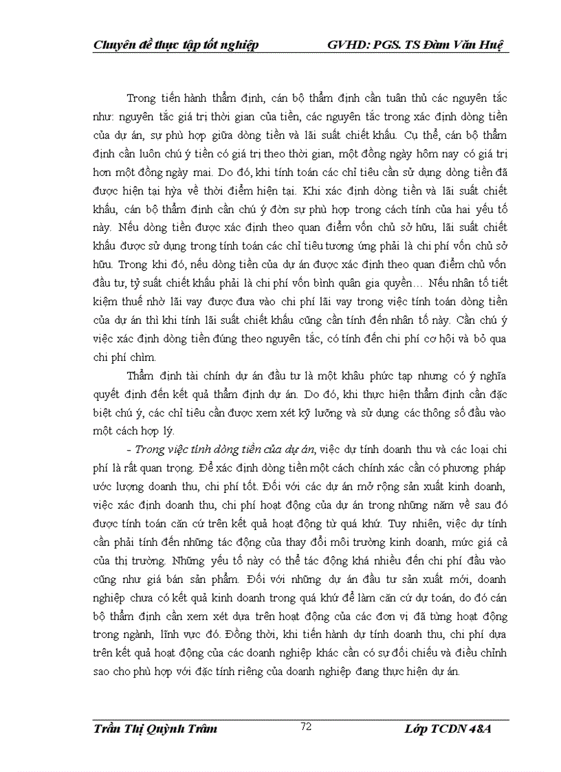 image for page Nâng cao chất lượng thẩm định tài chính dự án trong cho vay tại Ngân hàng TMCP Kỹ thương Việt Nam Chi nhánh Hà Nội