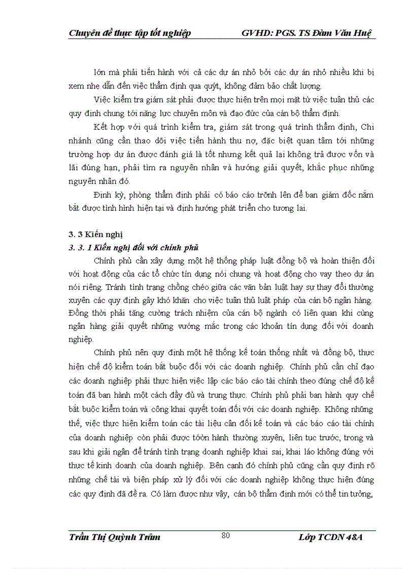 image for page Nâng cao chất lượng thẩm định tài chính dự án trong cho vay tại Ngân hàng TMCP Kỹ thương Việt Nam Chi nhánh Hà Nội