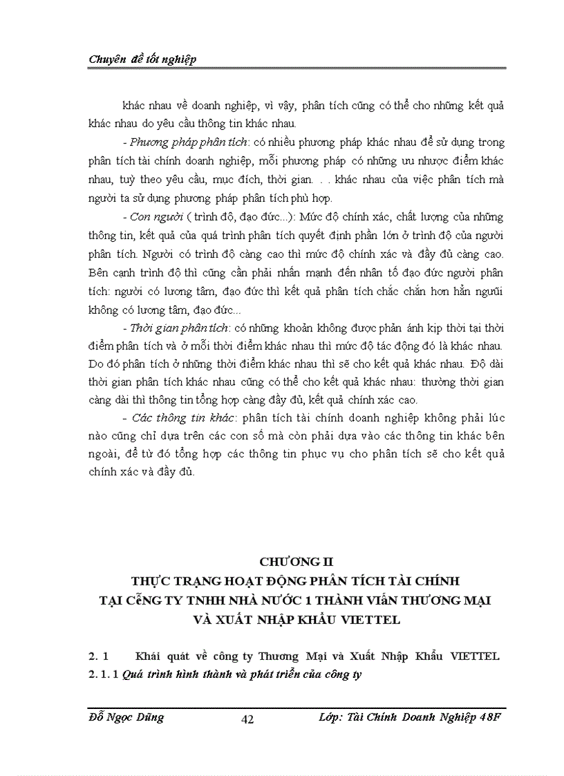 image for page Hoàn thiện hoạt động phân tích tài chính tại công ty TNHH nhà nước một thành viên Thương Mại và Xuất Nhập Khẩu Viettel