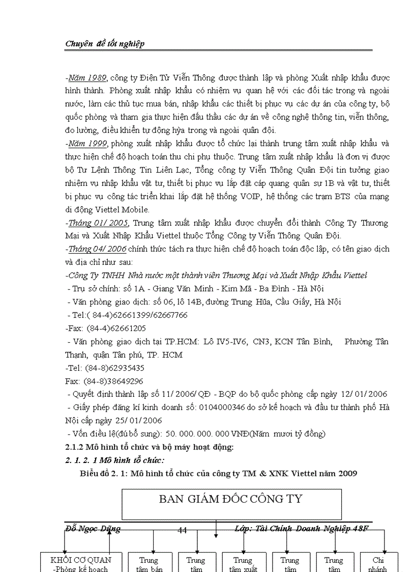 image for page Hoàn thiện hoạt động phân tích tài chính tại công ty TNHH nhà nước một thành viên Thương Mại và Xuất Nhập Khẩu Viettel