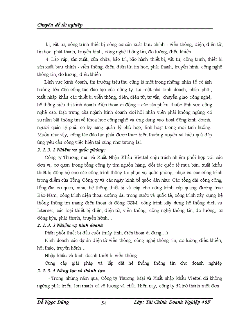 image for page Hoàn thiện hoạt động phân tích tài chính tại công ty TNHH nhà nước một thành viên Thương Mại và Xuất Nhập Khẩu Viettel