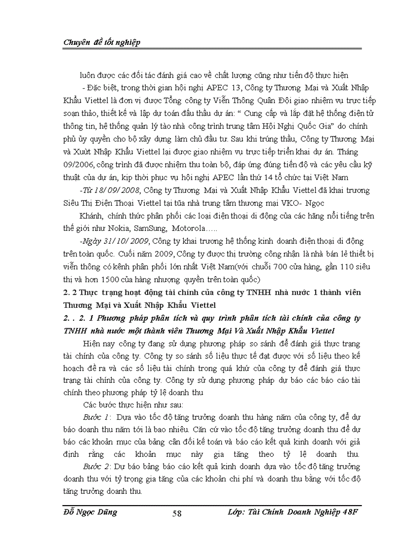 image for page Hoàn thiện hoạt động phân tích tài chính tại công ty TNHH nhà nước một thành viên Thương Mại và Xuất Nhập Khẩu Viettel