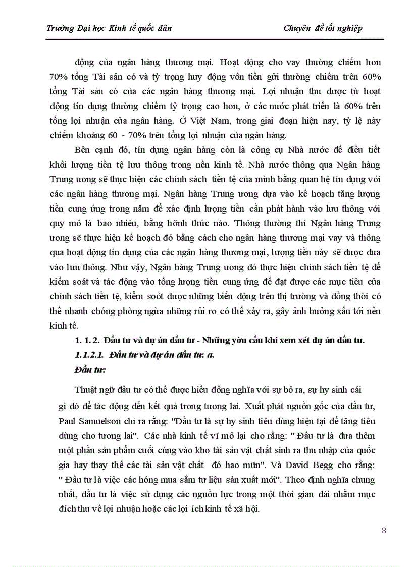 image for page Thẩm định tài chính dự án đầu tư tại các NHTM