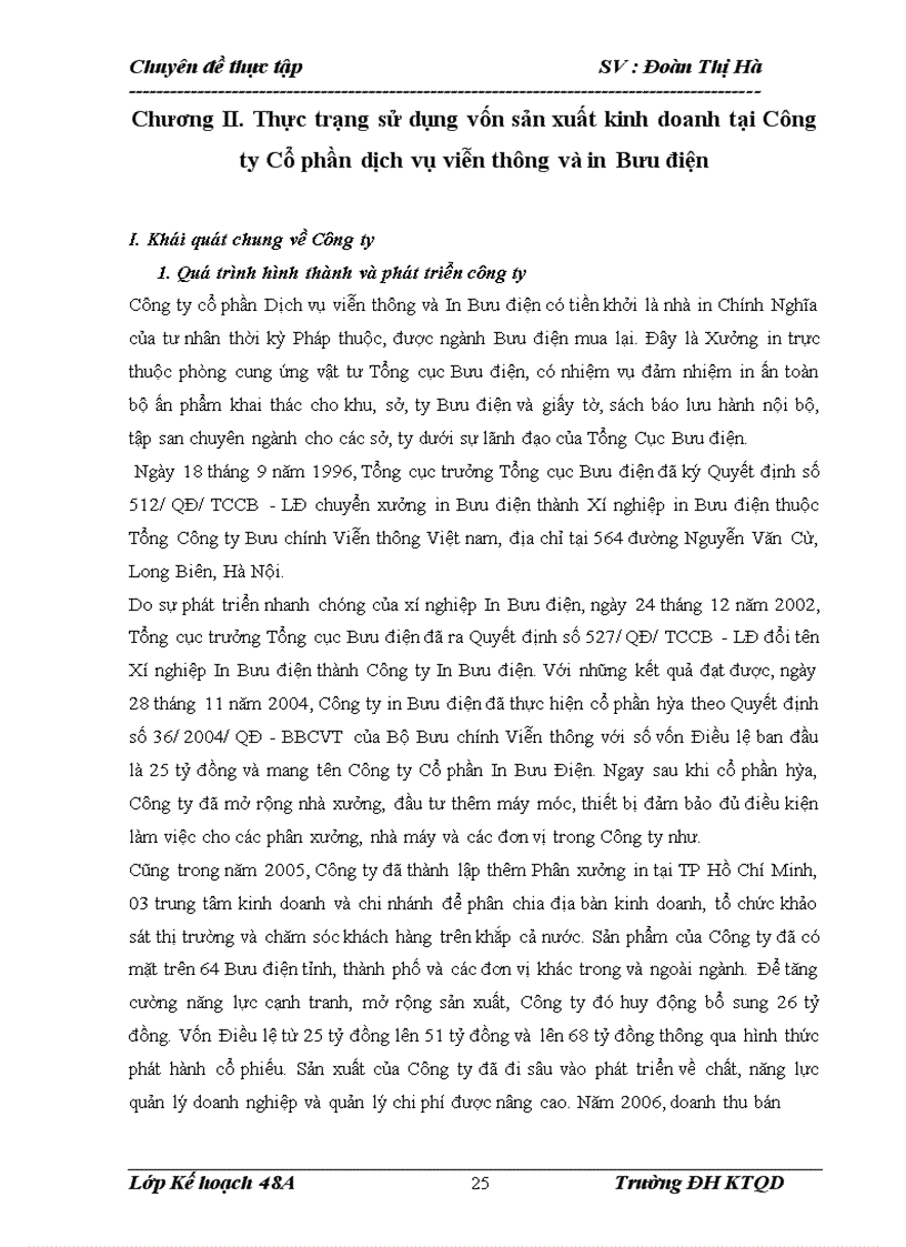 image for page Nâng cao hiệu quả sử dụng vốn sản xuất kinh doanh tại Công ty Cổ phần dịch vụ Viễn thông và In bưu điện