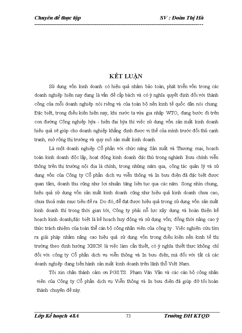 image for page Nâng cao hiệu quả sử dụng vốn sản xuất kinh doanh tại Công ty Cổ phần dịch vụ Viễn thông và In bưu điện