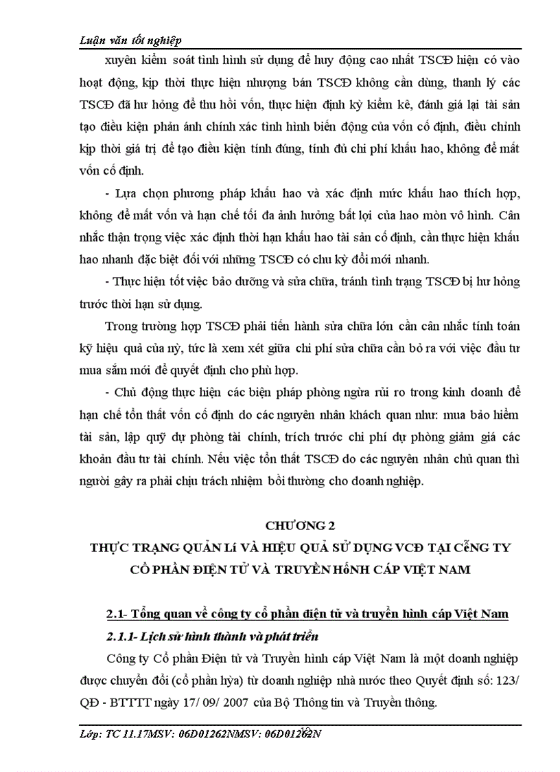 image for page Vốn cố định và hiệu quả sử dụng vốn cố định trong doanh nghiệp