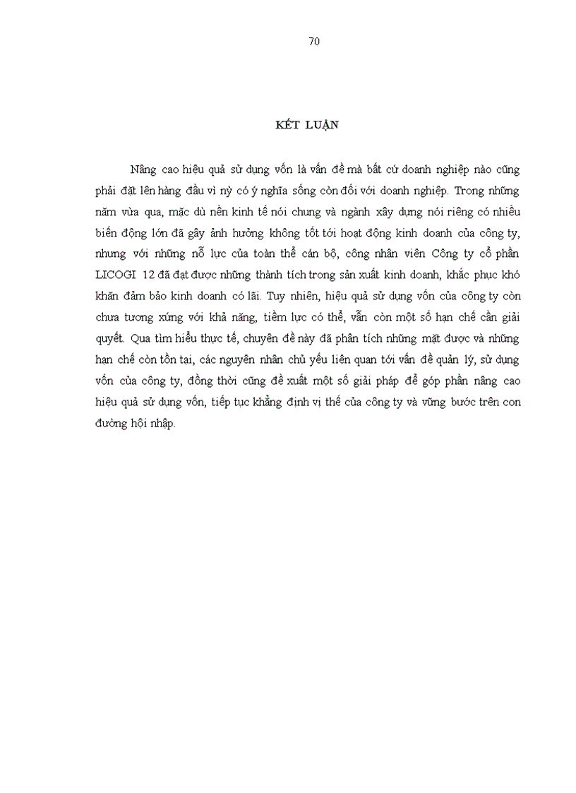 image for page Nâng cao hiệu quả sử dụng vốn tại công ty cổ phần licogi 12
