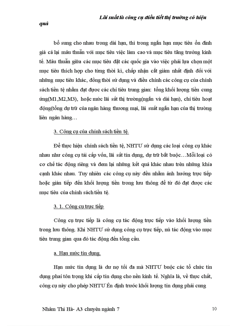 image for page Lái suất ngân hàng thương maị là một trong những công cụ điều tiết có hiệu quả trong nền kinh tế thị trường