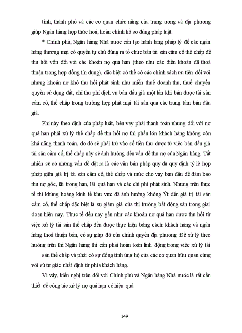 image for page Nợ quá hạn và những giải pháp nhằm ngăn ngừa, hạn chế và xử lý nợ quá hạn trong kinh doanh tín dụng của các ngân hàng thương mại