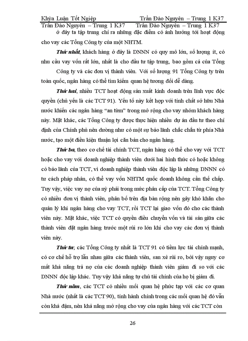 image for page Giải pháp nhằm mở rộng hoạt động cho vay các Tổng Công Ty Nhà nước tại Sở giao dịch I - Ngân hàng Công thương Việt Nam