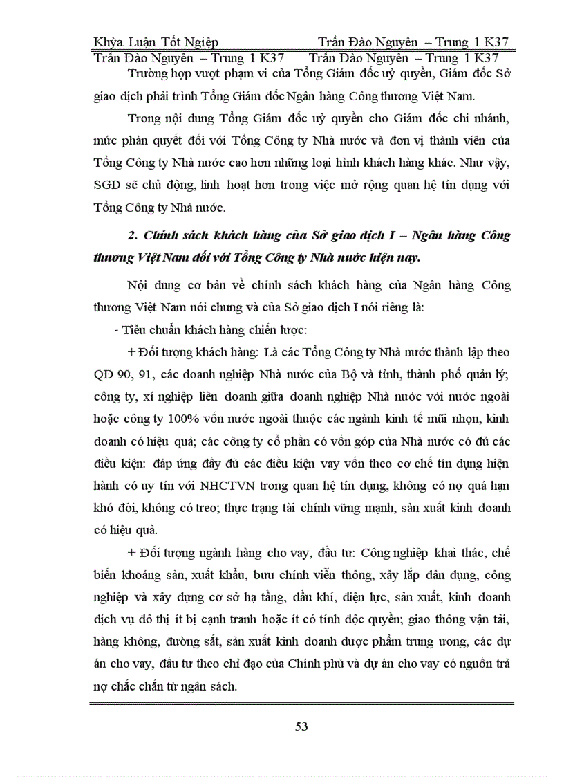 image for page Giải pháp nhằm mở rộng hoạt động cho vay các Tổng Công Ty Nhà nước tại Sở giao dịch I - Ngân hàng Công thương Việt Nam