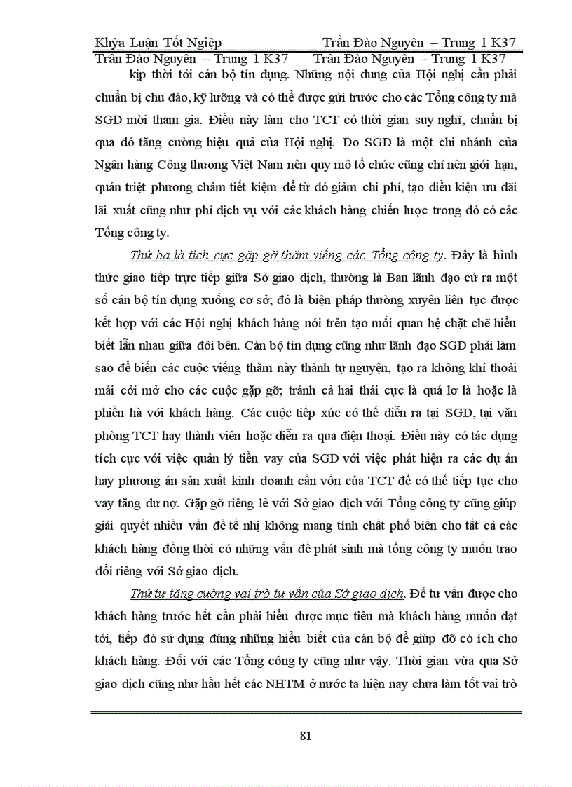 image for page Giải pháp nhằm mở rộng hoạt động cho vay các Tổng Công Ty Nhà nước tại Sở giao dịch I - Ngân hàng Công thương Việt Nam