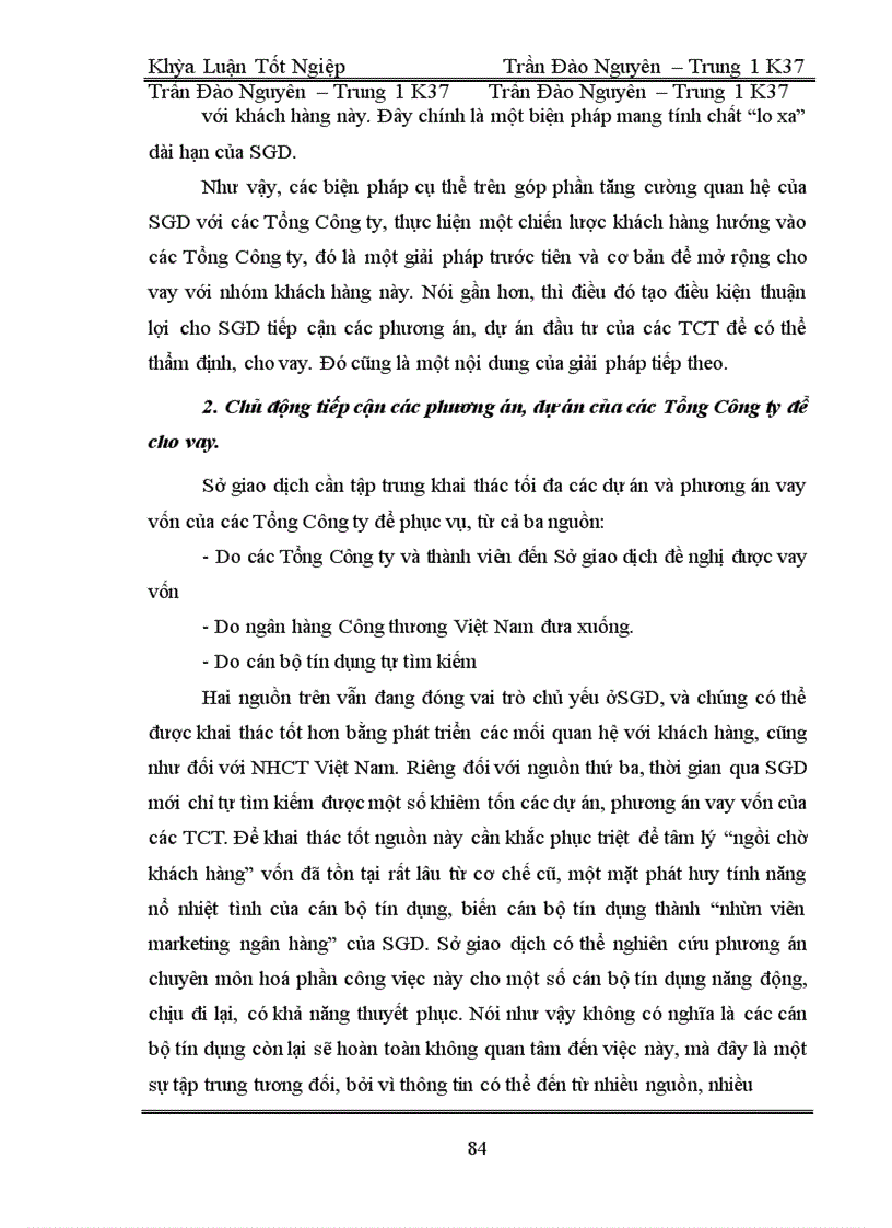 image for page Giải pháp nhằm mở rộng hoạt động cho vay các Tổng Công Ty Nhà nước tại Sở giao dịch I - Ngân hàng Công thương Việt Nam