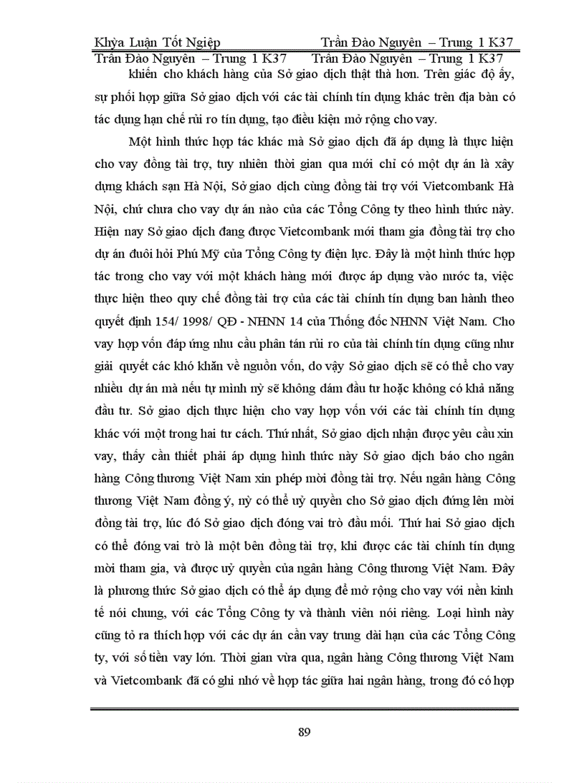 image for page Giải pháp nhằm mở rộng hoạt động cho vay các Tổng Công Ty Nhà nước tại Sở giao dịch I - Ngân hàng Công thương Việt Nam