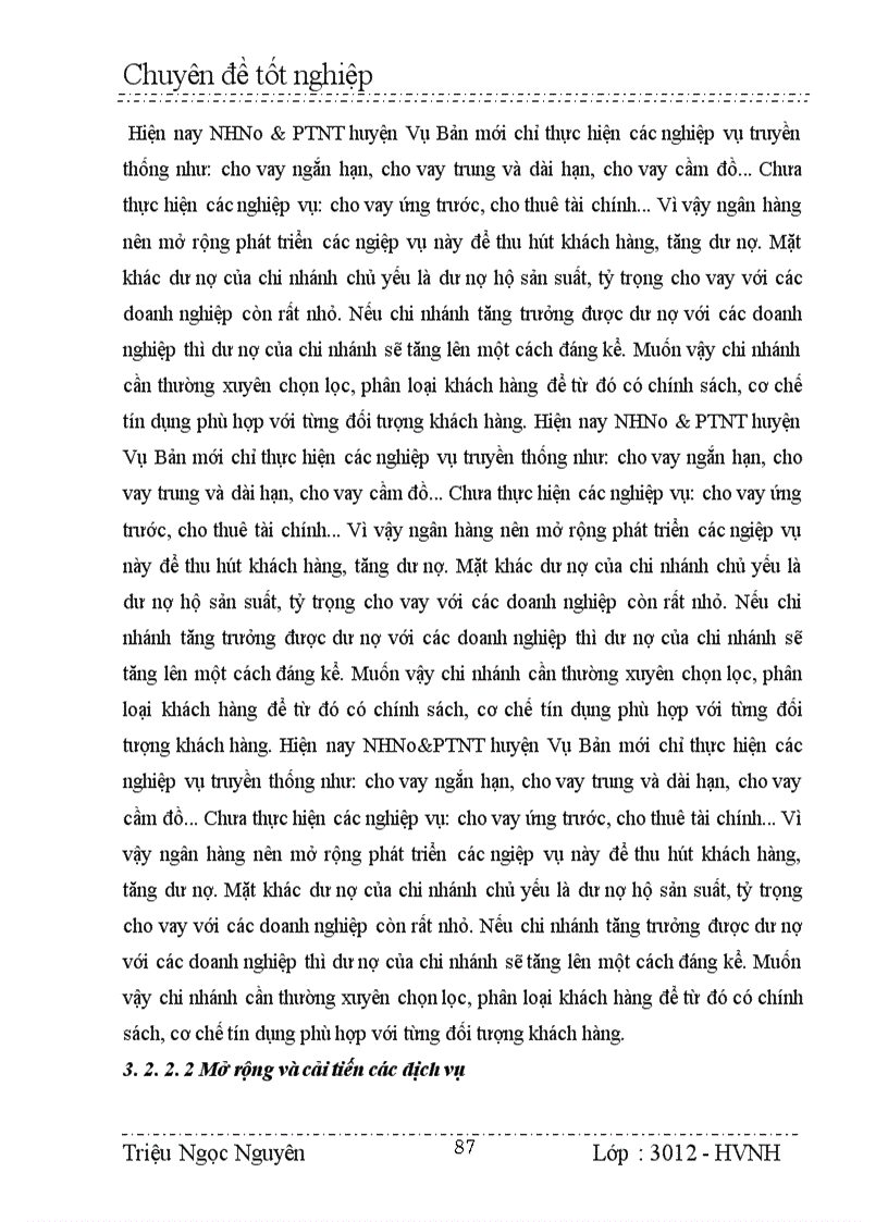 image for page Giải pháp và kiến nghị hiệu quả hoạt động huy động vốn của chi nhánh NHNo&PTNT huyệ Vụ Bản.